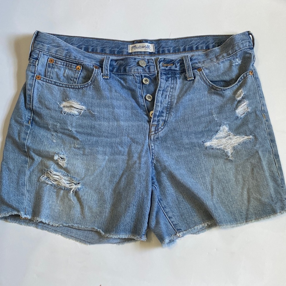 Madewell highrise denim shorts